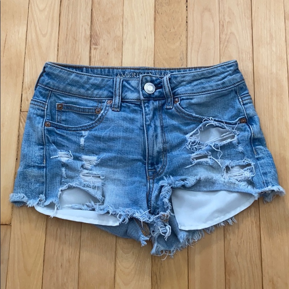 AEO Stretch Hi-Rise Festival Shorts